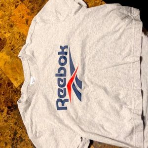 Reebok classic logo crop top